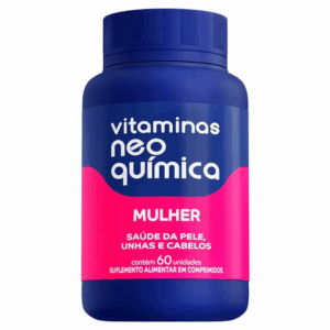 Vitamina Neo Química Mulher Saúde da Pele, Unhas e Cabelos 60 comprimidos